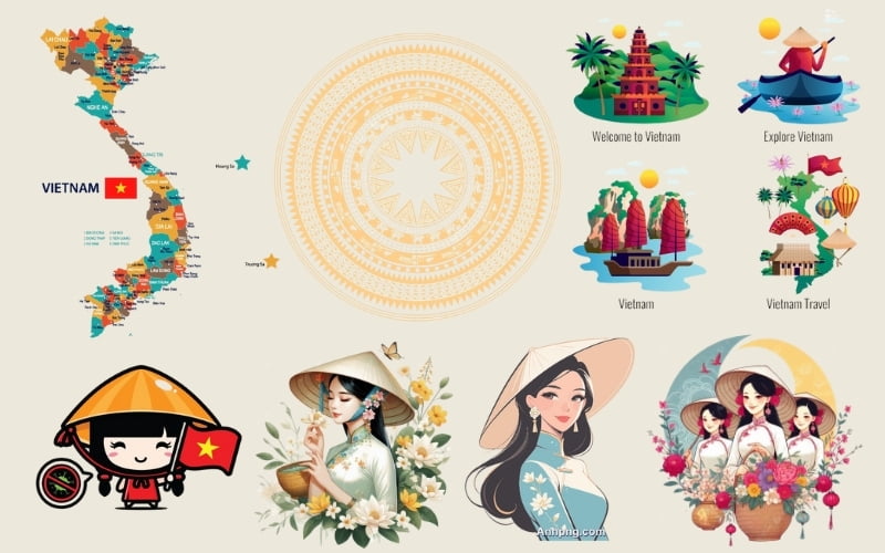 File vector chủ đề Việt Nam